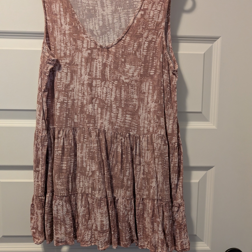 Elegant Mauve Sleeveless Dress